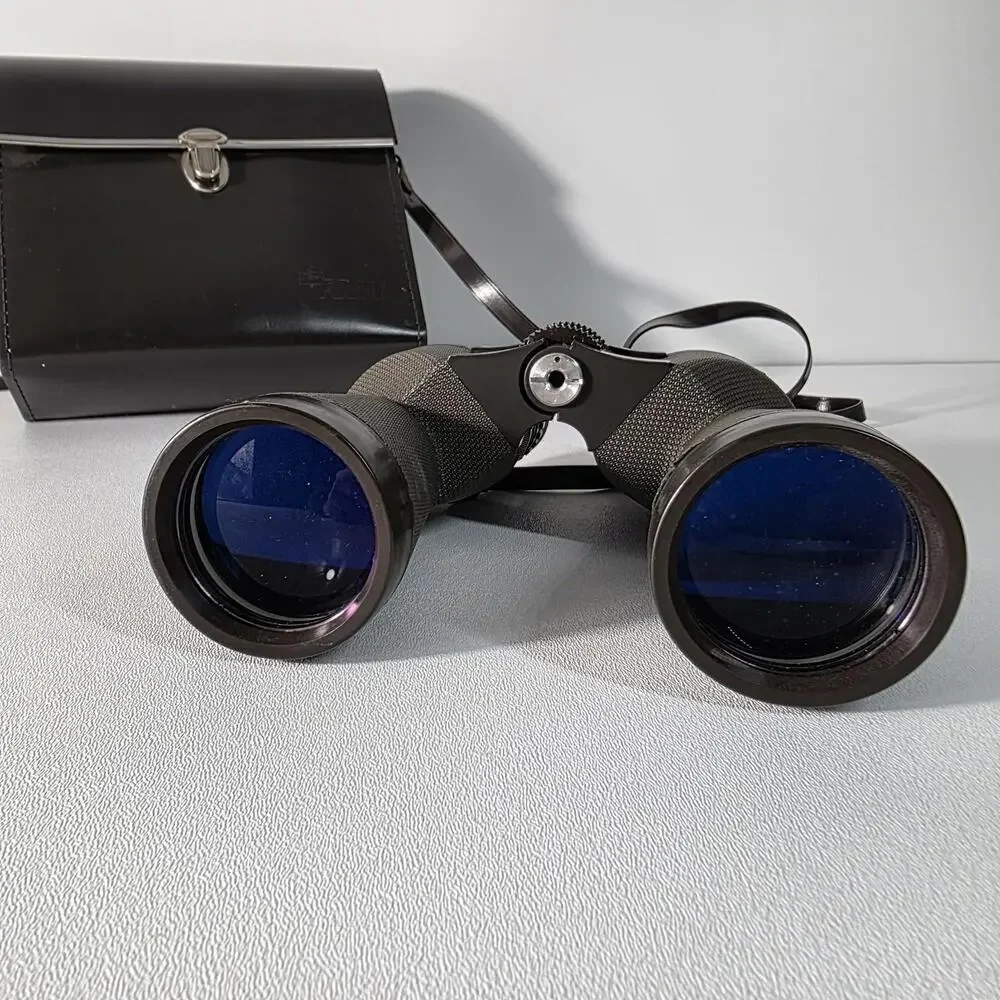 Vintage KMart Focal Siam Cat Optics Binoculars 10x50, Field 7', 367ft At 1000yds